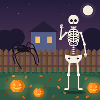 Halloween Skeleton Decoration