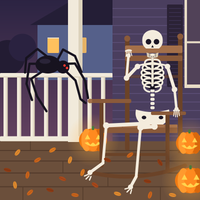 Halloween Skeleton Decoration
