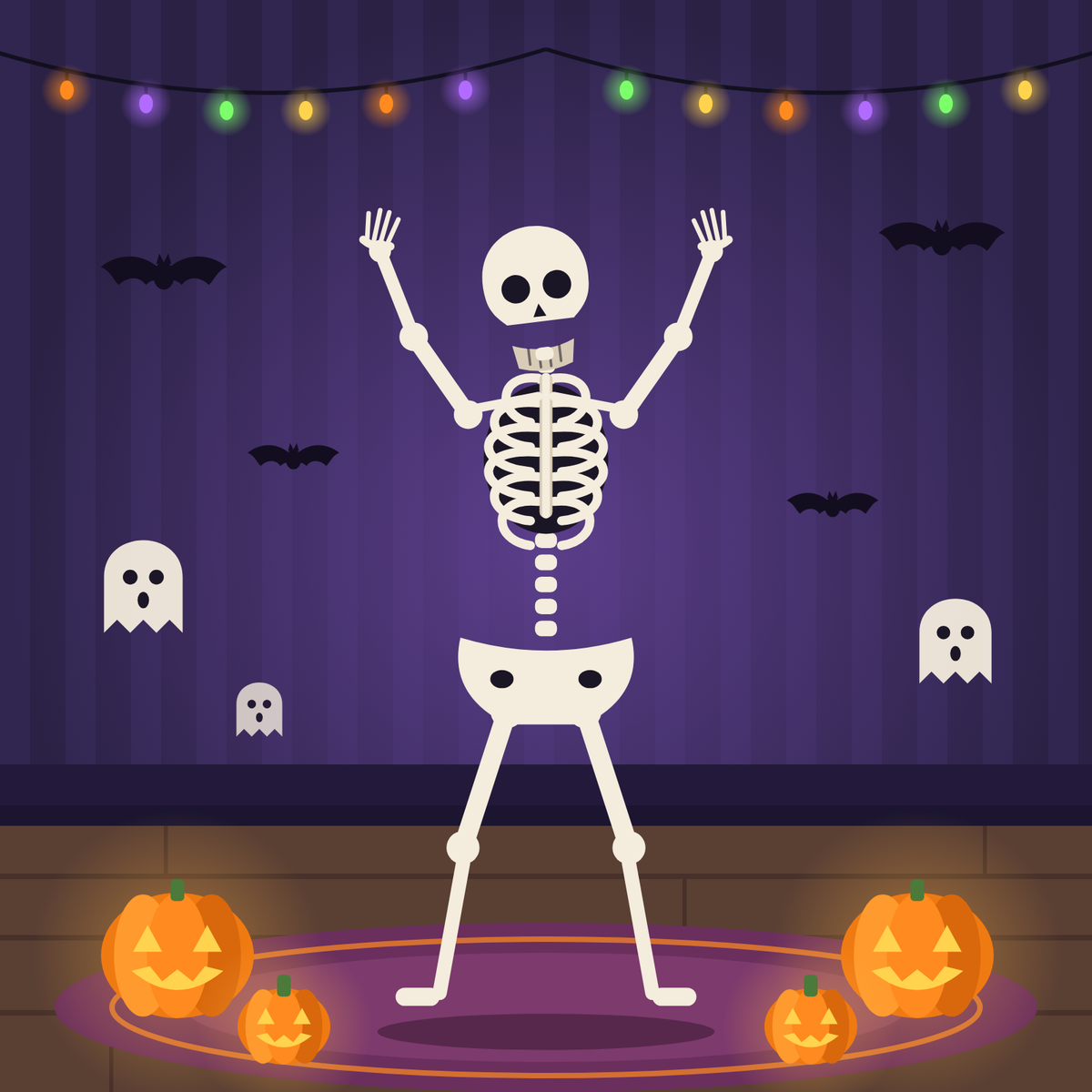 Halloween Skeleton Decoration