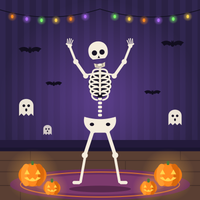 Halloween Skeleton Decoration